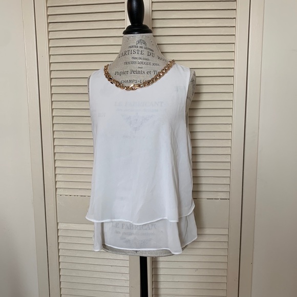 BEDO White top with gold chain detail - Picture 4 of 4